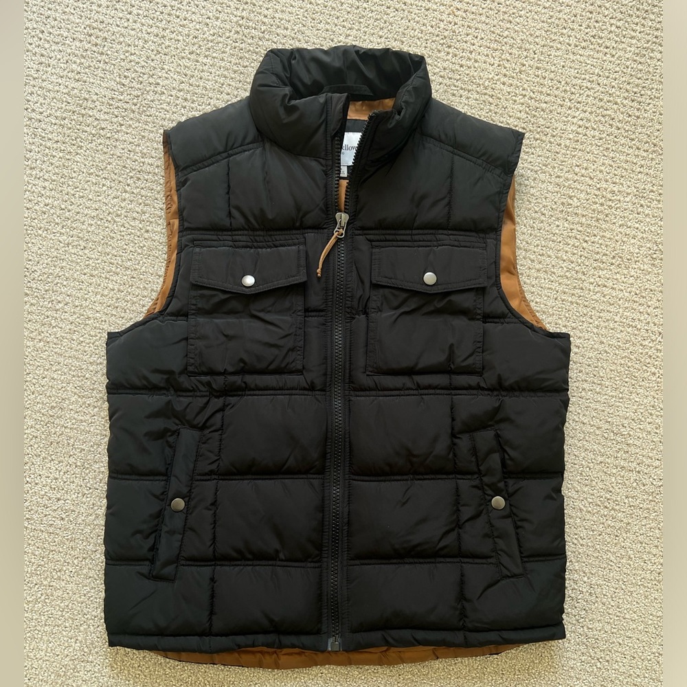 Men’s Goodfellow & Co. brand puffer vest size medium, black fall winter vest